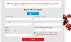 Hướng Dẫn Đăng Ký VN88 Nhanh Chóng Và An Toàn